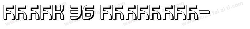 Plaak 36 Extended字体转换